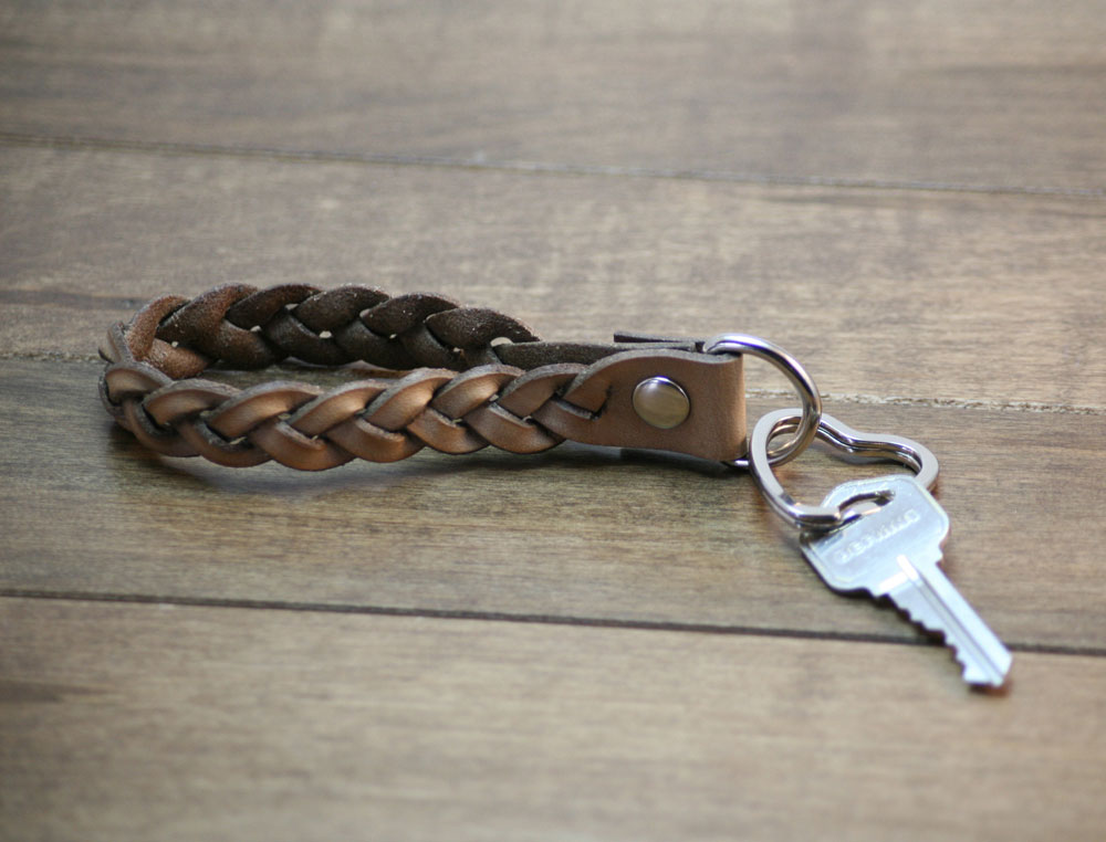 very popular braided keychain