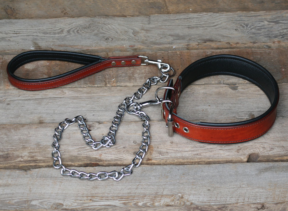 Leather leash